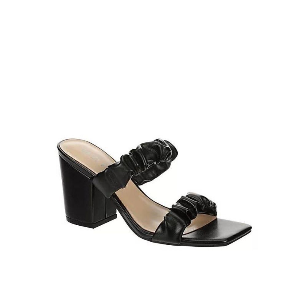 UNISA Women's Cyla Slide Sandal Block Heel - Black Size 11